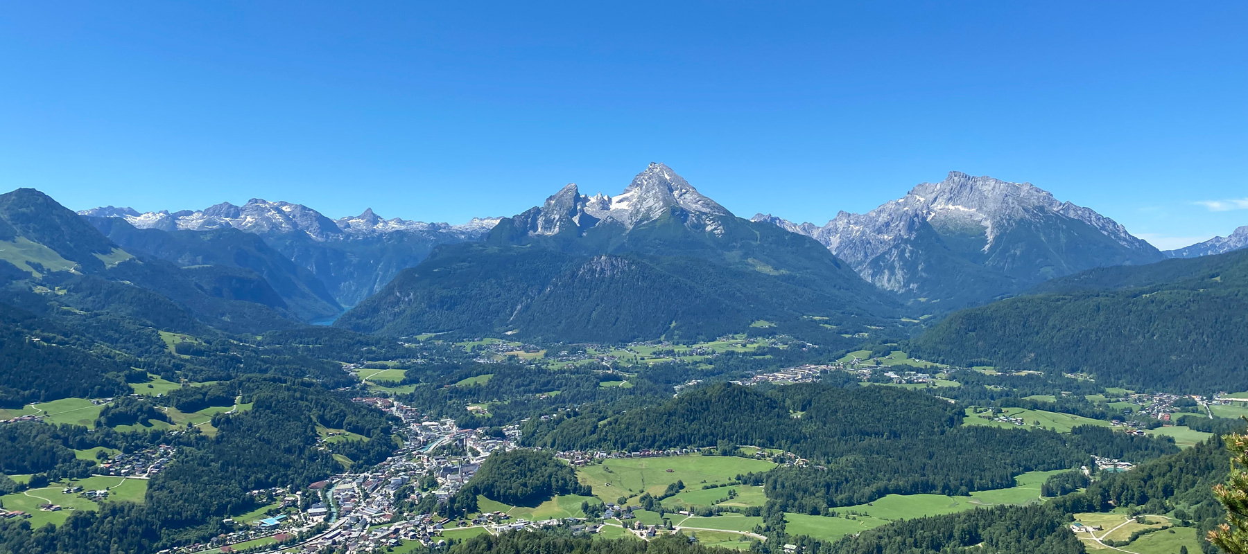 Blick über Berchtesgaden